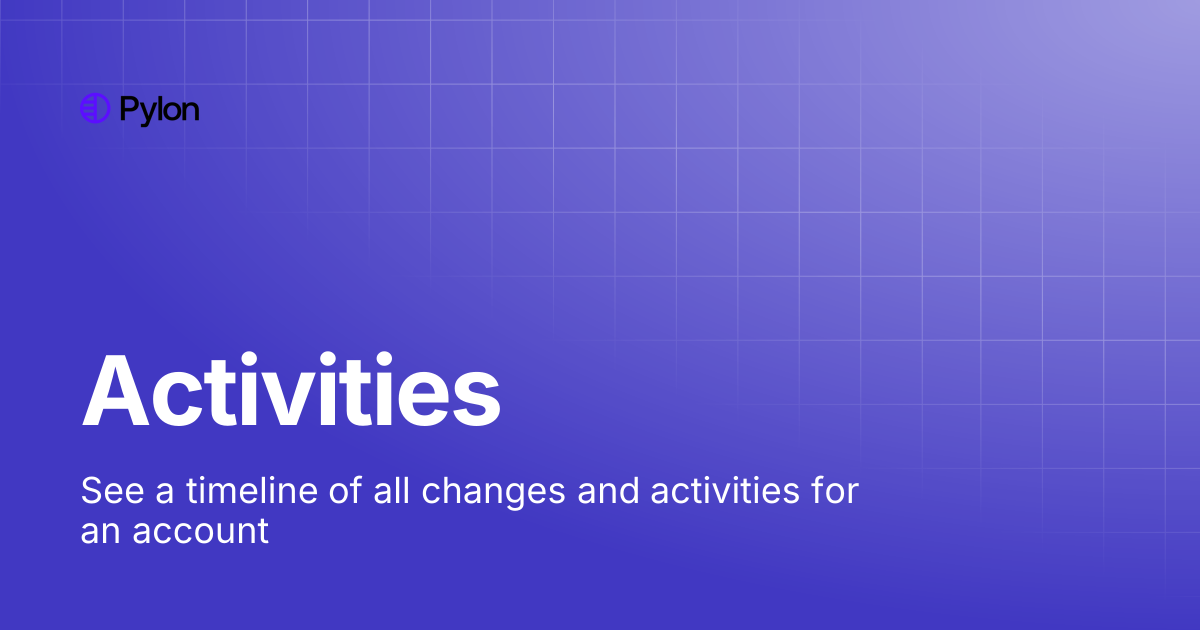 Activities | Pylon