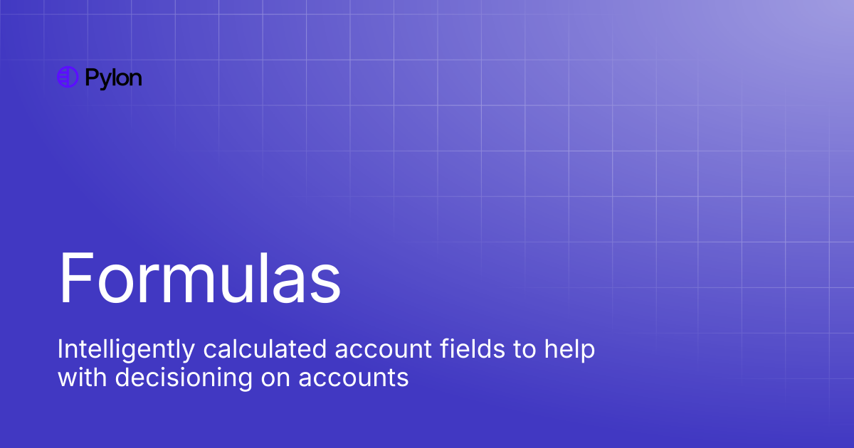 Formulas | Pylon