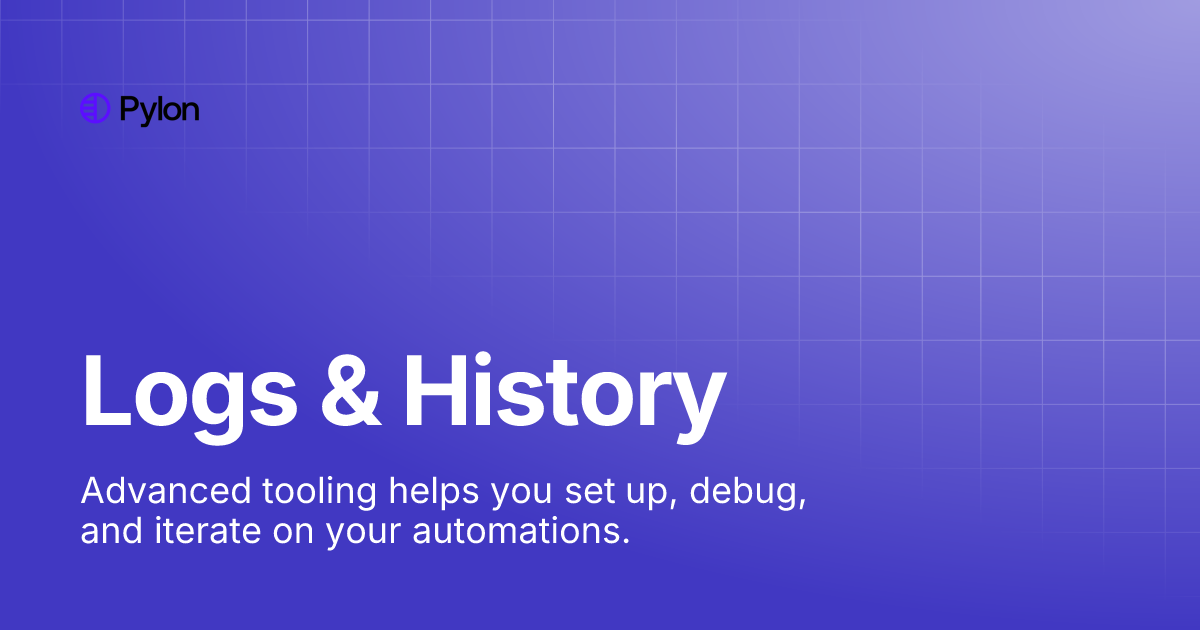 Logs & History Pylon